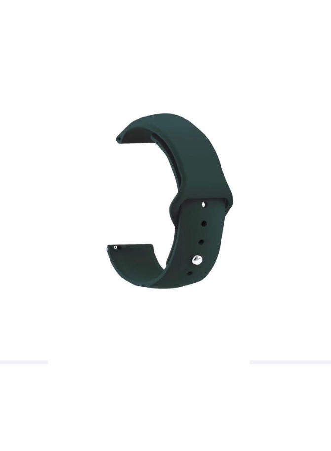 حزام سيليكون مقاس 22 مم متوافق مع حزام مقاس 22 مم لساعة CMF Watch Pro/CMF Watch Pro 2 - (حزام فقط) أحزمة سوار ذكية.. أخضر