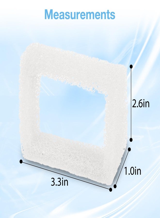 Kenepet Cat Fountain Replacement Sponge Filters for 2.1L/71oz Ceramic Cat Water Fountain, Pack of 8 - Image 3
