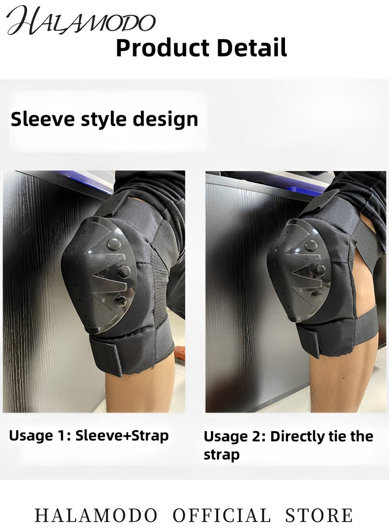 Halamodo Kid's Adjustable Helmet Set for Beginner to Advanced Skating Protective Gear Set of Helmet & Knee Pads & Elbow Pads & Palm Protection for Skateboard & Bike & Skating & Scooter - Image 4