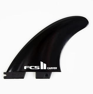 FCS II Performer Glass Flex Thruster Tri Fin Set - Medium - Black - Image 1