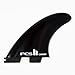 FCS II Performer Glass Flex Thruster Tri Fin Set - Medium - Black - Image 2