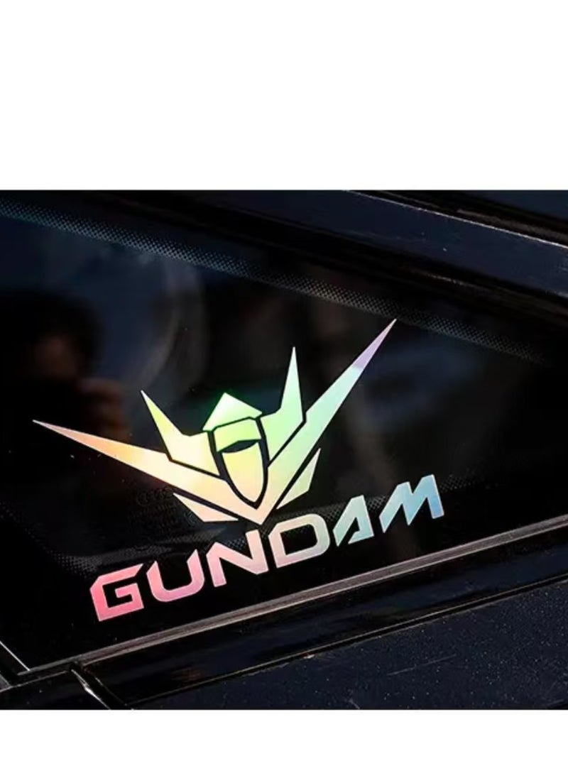 Generic Gundam Mobile Suit Sticker Waterproof Reflective for Computer Case  - Image 3