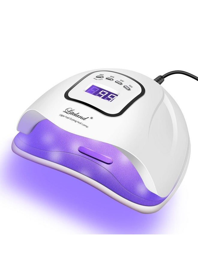 الأشعة فوق البنفسجية هلام مسمار Lamp150W الأشعة فوق البنفسجية مسمار مجفف مصباح ليد ل هلام البولندية 4 الموقتات المهنية مسمار الفن Accessoriescuring هلام تو الأظافر  - Image 1