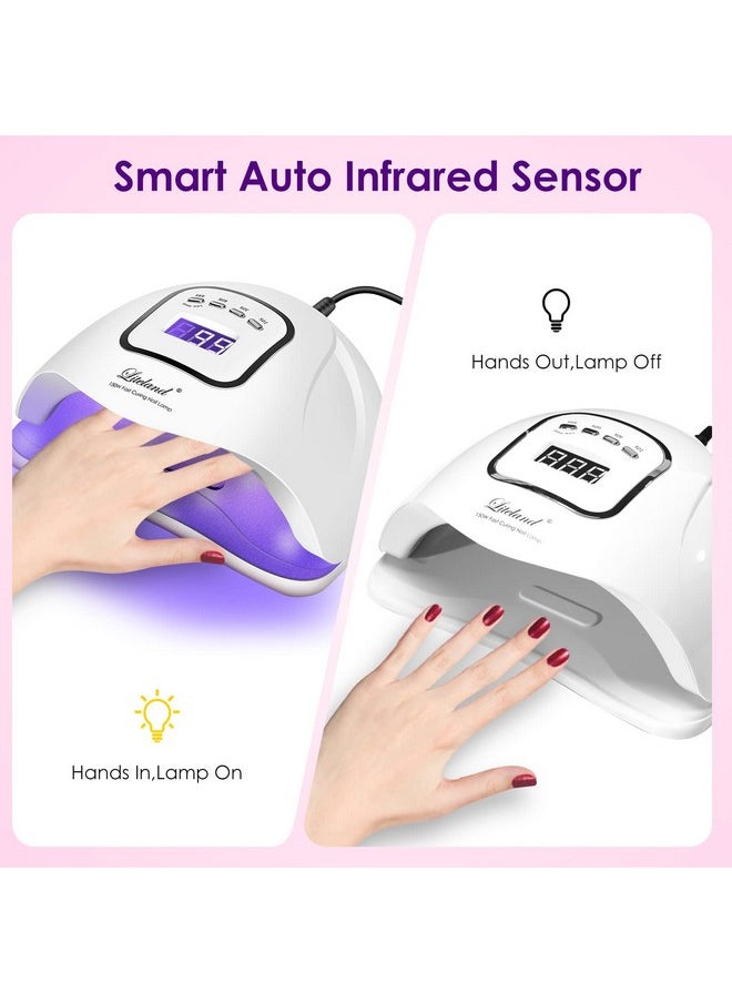 الأشعة فوق البنفسجية هلام مسمار Lamp150W الأشعة فوق البنفسجية مسمار مجفف مصباح ليد ل هلام البولندية 4 الموقتات المهنية مسمار الفن Accessoriescuring هلام تو الأظافر  - Image 5