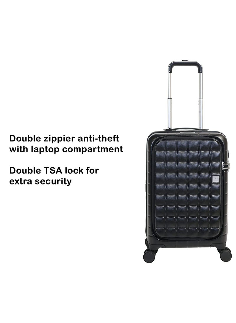 Track Suitcase Luggage set with Laptop Compartment - Hard Side Lightweight Travel Luggage set of 3 Trolley With Spinner Wheels & Lock(21,24,29)  - Image 5