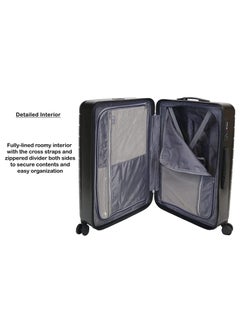 Track Suitcase Luggage set with Laptop Compartment - Hard Side Lightweight Travel Luggage set of 3 Trolley With Spinner Wheels & Lock(21,24,29)  - Image 4