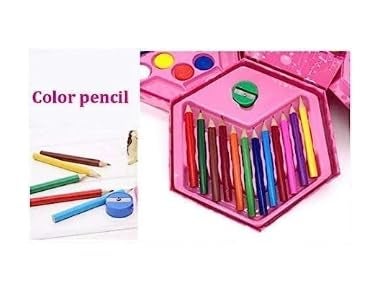 Manos مجموعة مانوس 46 قطعة من الأقلام الملونة والألوان المائية وأقلام الرسم للأطفال أفضل الهدايا (قد يختلف الطباعة، عبوة من 1) - Image 2