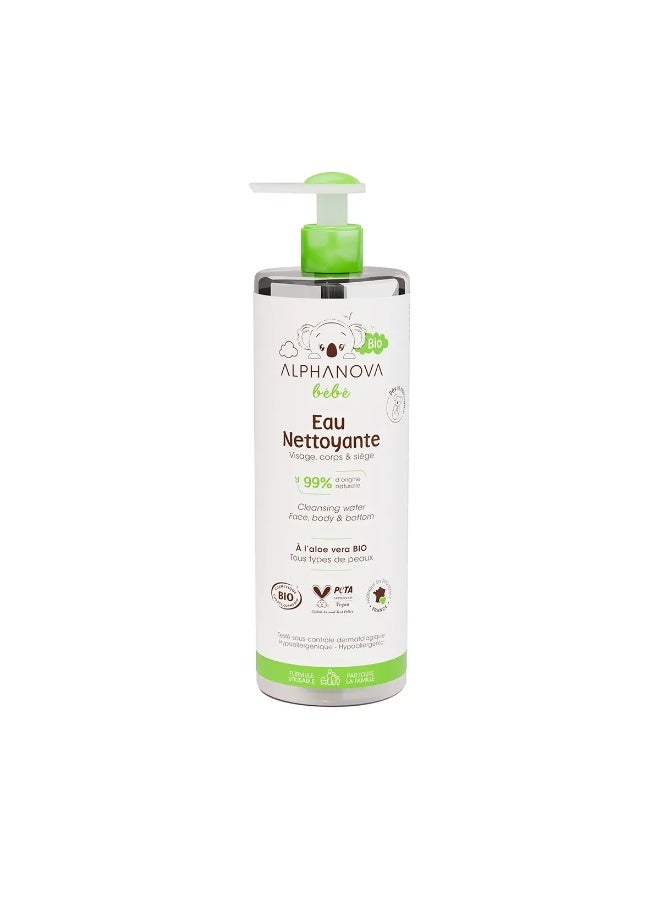 Alphanova Baby Organic Cleansing Water 400 ml - Image 1