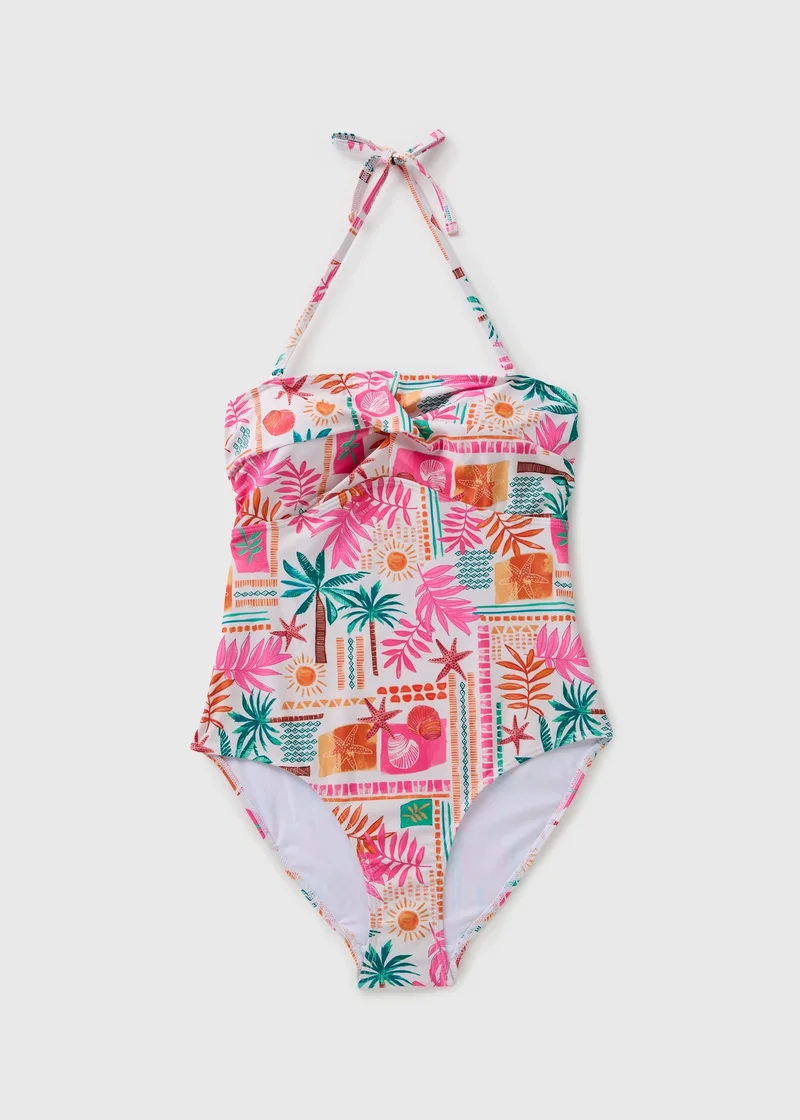 Matalan Multicolour Summer Print Swimsuit