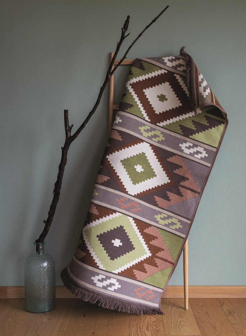 بيج هوم BiggHome SA1583B Reversible Rug for Indoor and Outdoor Use, 47.25 x 70.85-Inch - Image 4
