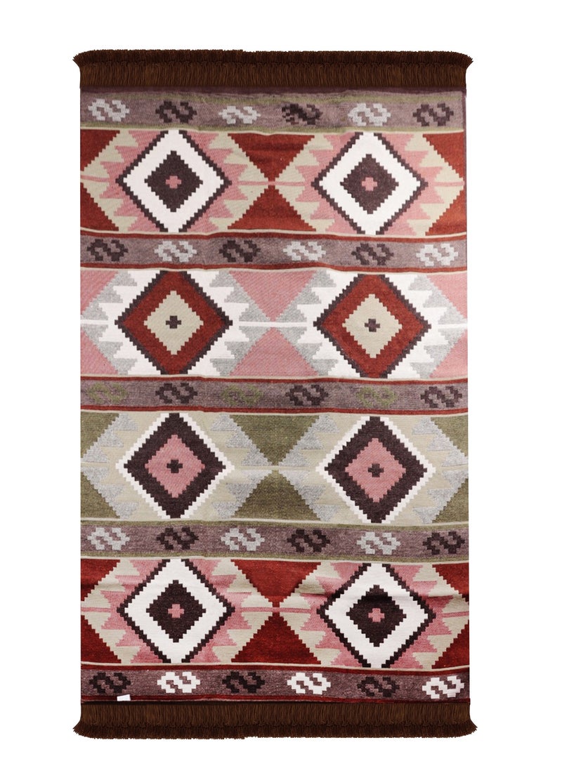 بيج هوم BiggHome SA1583B Reversible Rug for Indoor and Outdoor Use, 47.25 x 70.85-Inch - Image 2