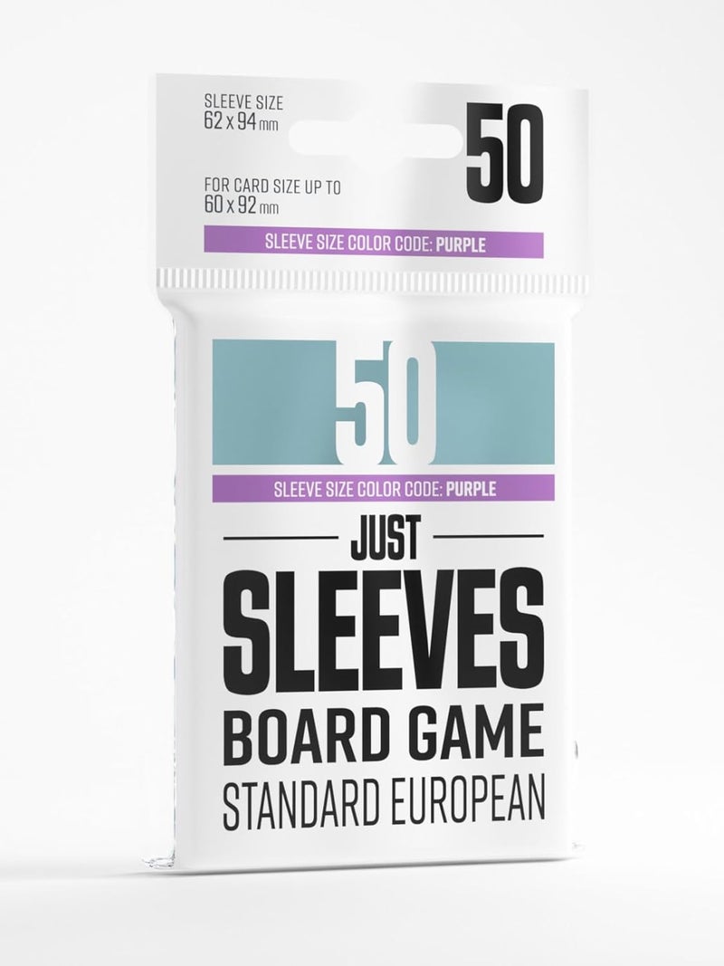 Gamegenic | Just Sleeves - Standard European (50 Sleeves) | Board Game Accessory - Image 4