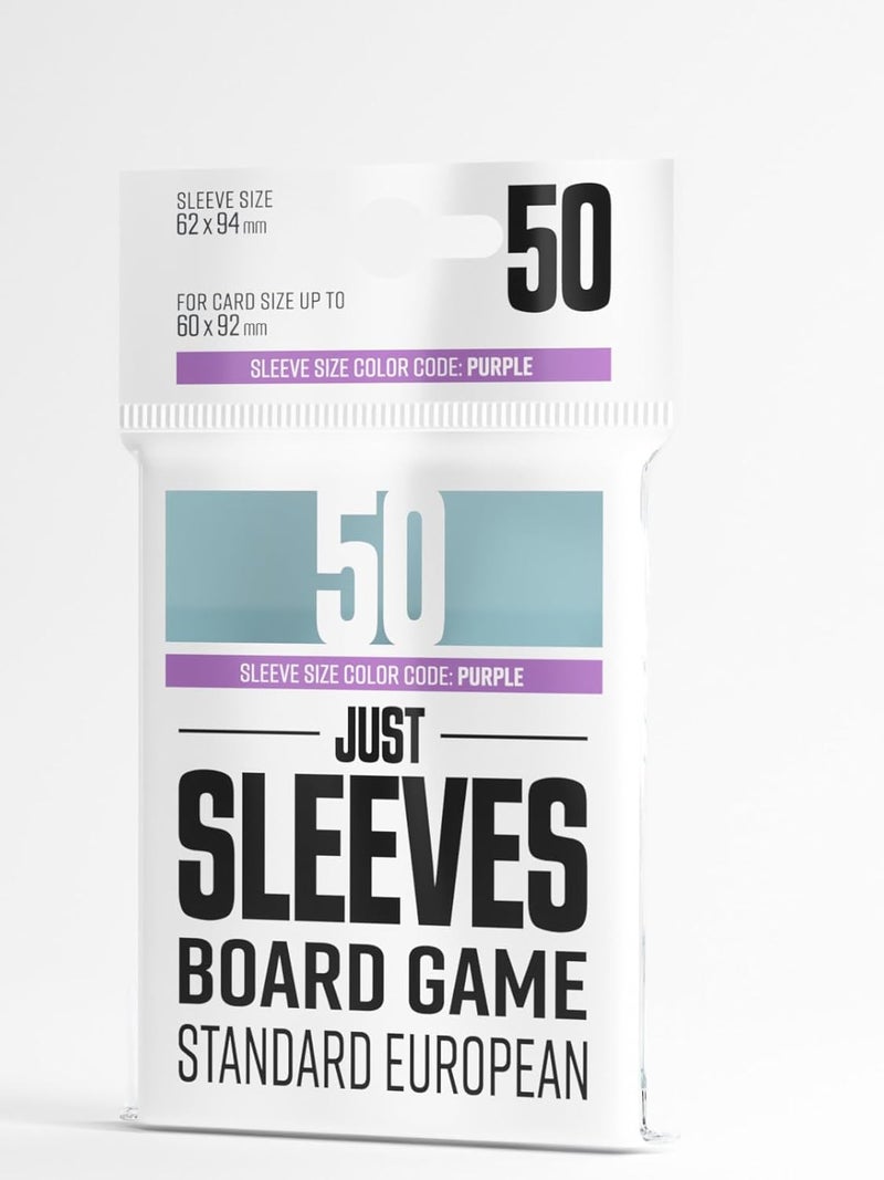 Gamegenic | Just Sleeves - Standard European (50 Sleeves) | Board Game Accessory - Image 3
