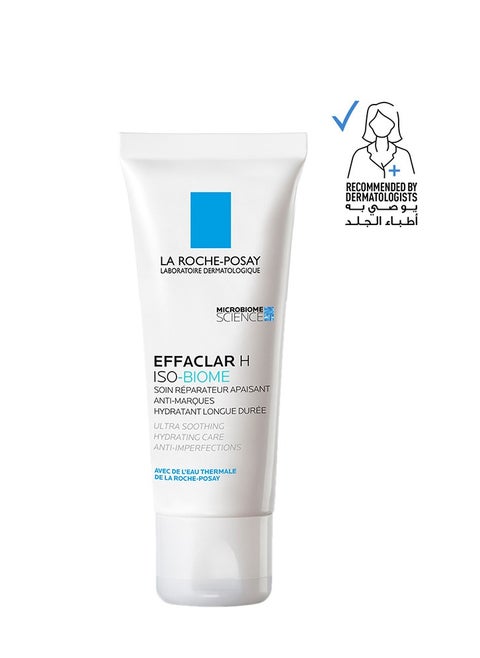 Effaclar H Isobiome Moisturizing Cream For Oily And Acne Prone Skin40Ml