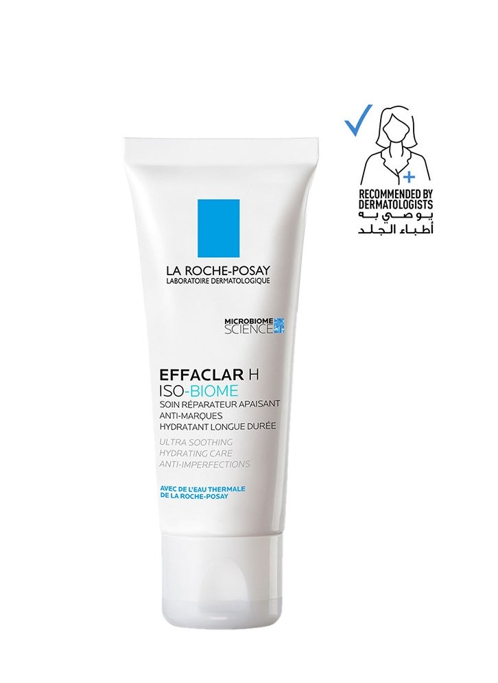 LA ROCHE-POSAY - Effaclar H Isobiome Moisturizing Cream For Oily And Acne Prone Skin40Ml - Image 1