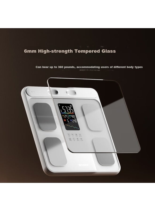 Icomon Wolai Body Fat Scale, High-precision Eight-electrode Smart Weight Scale, Gym-specific Electronic Scale, Self-contained App, Body Health Data Monitoring Body Fat Analyzer - Image 3
