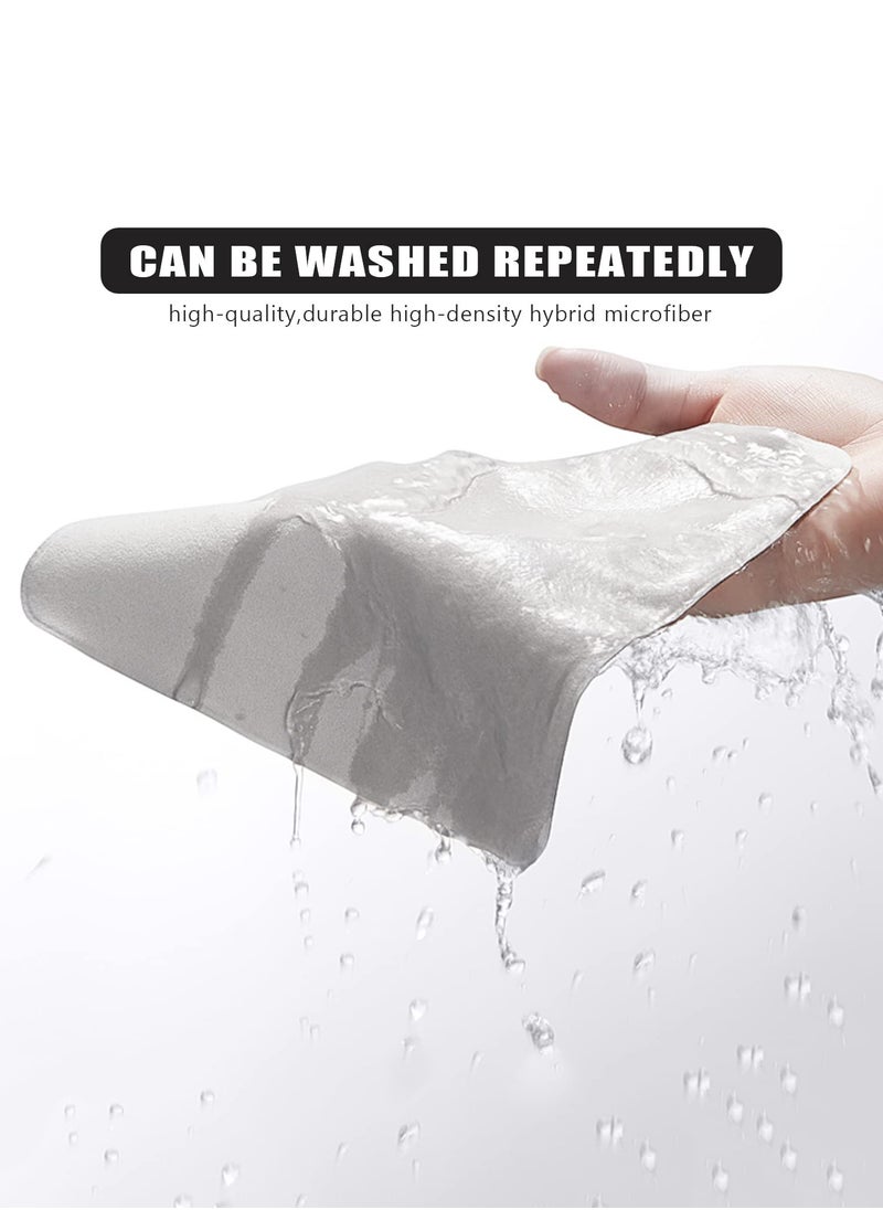 Generic - 2-pack microfiber lined cleaning cloth with screen keyboard anti-fingerprint protection, suitable for cleaning computer, laptop, tablet, mobile phone, camera and other digital product screens, glasses, jewelry, etc. - Image 1