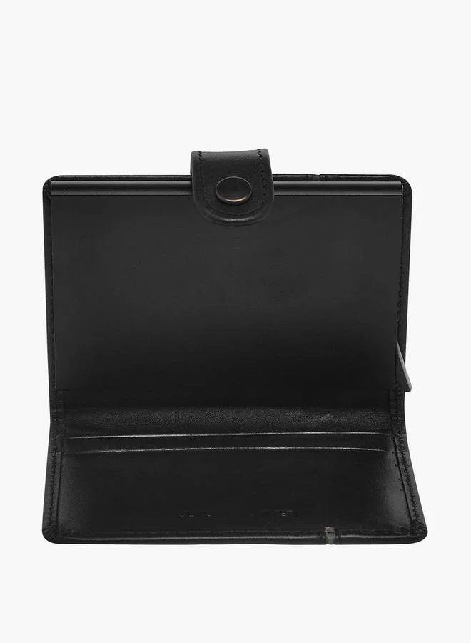 DUCHINI BLACK Men Bi-Fold Leather Automatic Card Holder for Men | Best Price UAE