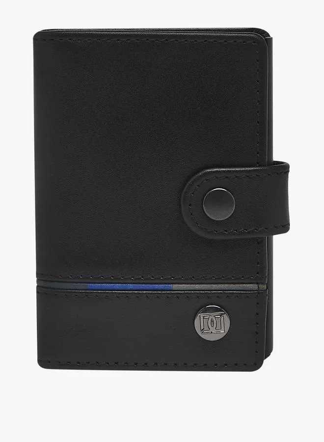 DUCHINI Men Bi-Fold Leather Automatic Card Holder