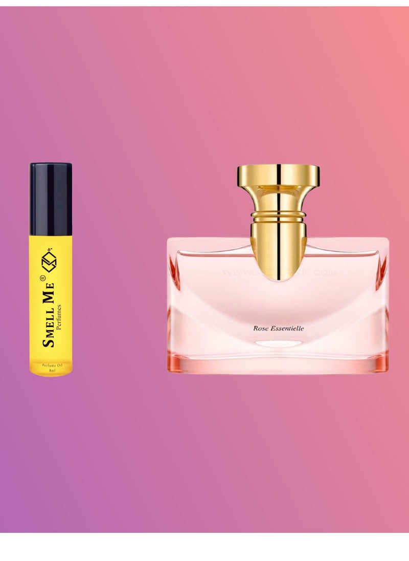 Smell Me - Smell Me Perfume Oil 135 French Perfume Fragrance Long Lasting Scent 8ml Type Of BVLGR Rose Essential - Image 1