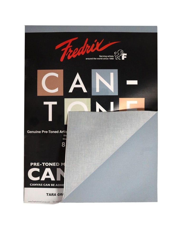 FREDRIX Creative Series Can-Tone Canvas Pad, Gray, 12" x 16" - Image 2
