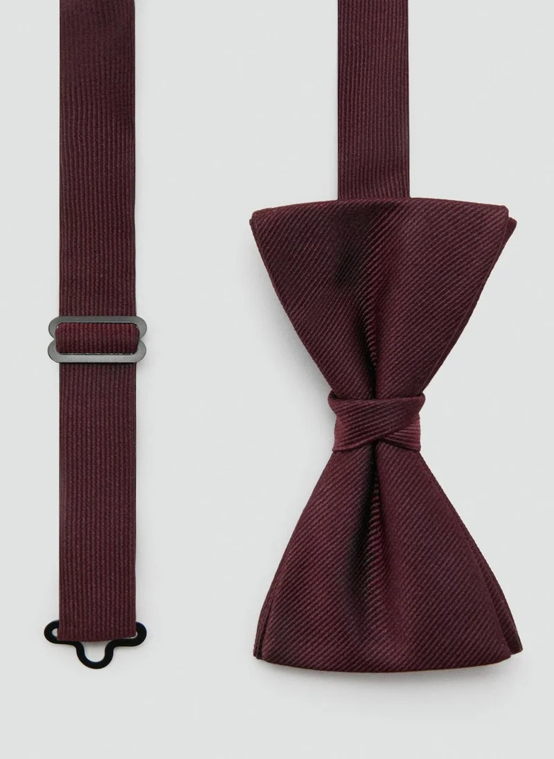 مانجو مان Classic Bow Tie With Microstructure
