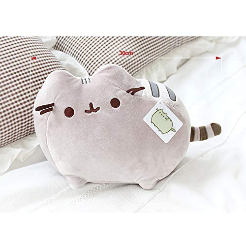 Gund Pusheen The Cat Classic Pose Plush, Kawaii Plush Cat Stuffed Animal for Ages 8 and Up, Gray, 12” - Image 2