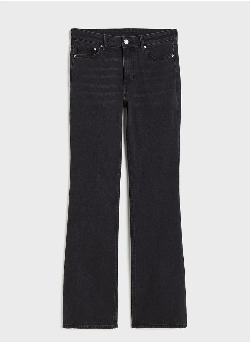 H&M Flared High Waist Jeans