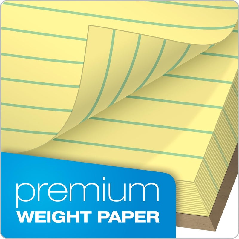 TOPS Docket Gold Legal Pads, 8.5 x 11 Inches, 6 Pack, Narrow Ruled, 50 Sheets Each, Premium Quality Yellow Paper - Image 3