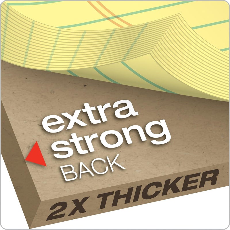 TOPS Docket Gold Legal Pads, 8.5 x 11 Inches, 6 Pack, Narrow Ruled, 50 Sheets Each, Premium Quality Yellow Paper - Image 5