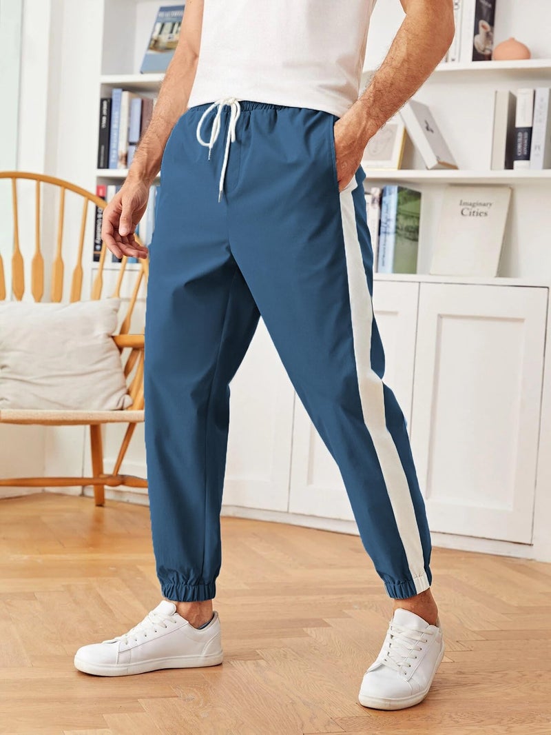 Lymio Track Pant for Men || Regular Fit || Track Pants || Full Elastic Jogger Track Pant (TP-04-NavyBlue-M) - Image 2