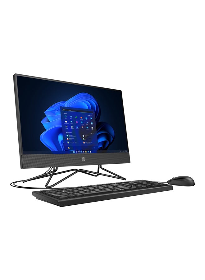 HP AlO 200 G4 All-in-One PC Bundle With 21.5 Inch Non-Touch Display/Intel Core i5-10210U Processor/4GB DDR4 RAM/1TB HDD/DOS (Without Windows)/Intel UHD Graphics/ English English Black - Image 3