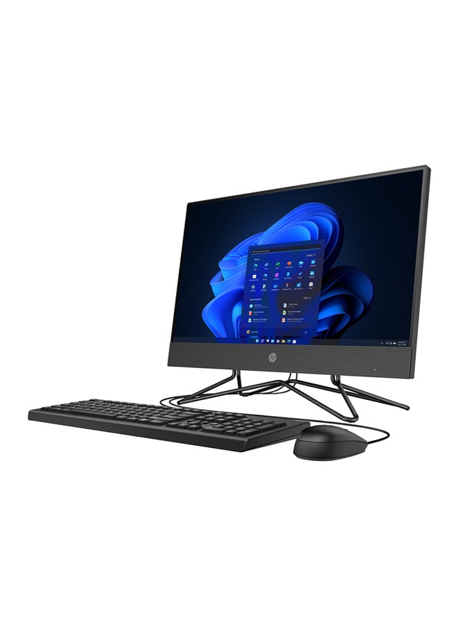 HP AlO 200 G4 All-in-One PC Bundle With 21.5 Inch Non-Touch Display/Intel Core i5-10210U Processor/4GB DDR4 RAM/1TB HDD/DOS (Without Windows)/Intel UHD Graphics/ English English Black - Image 2