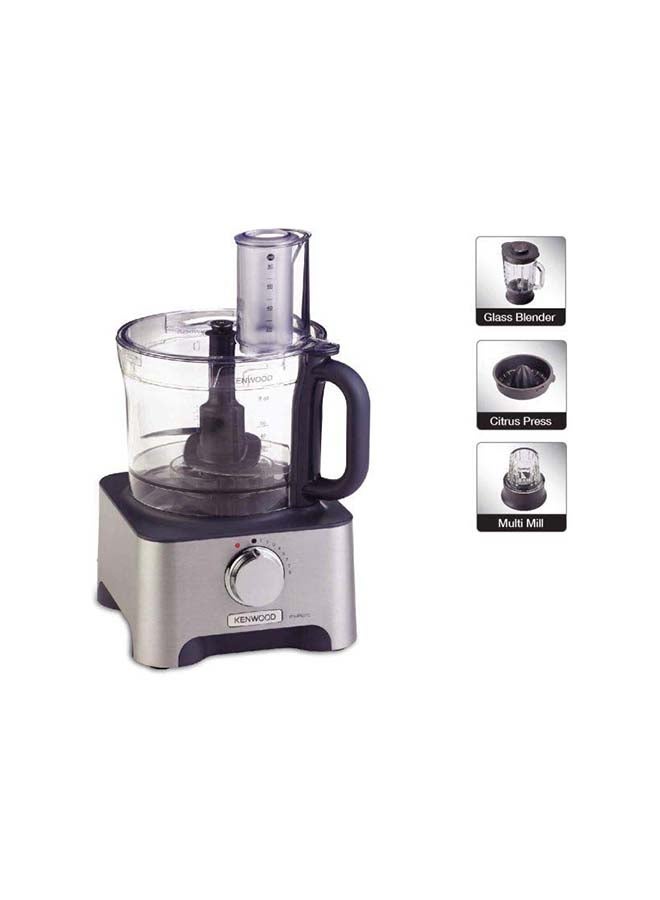 كينوود محضر طعام مزود بعدد 36 وظيفة 3 L 1000 W FDM788 فضي - Image 4