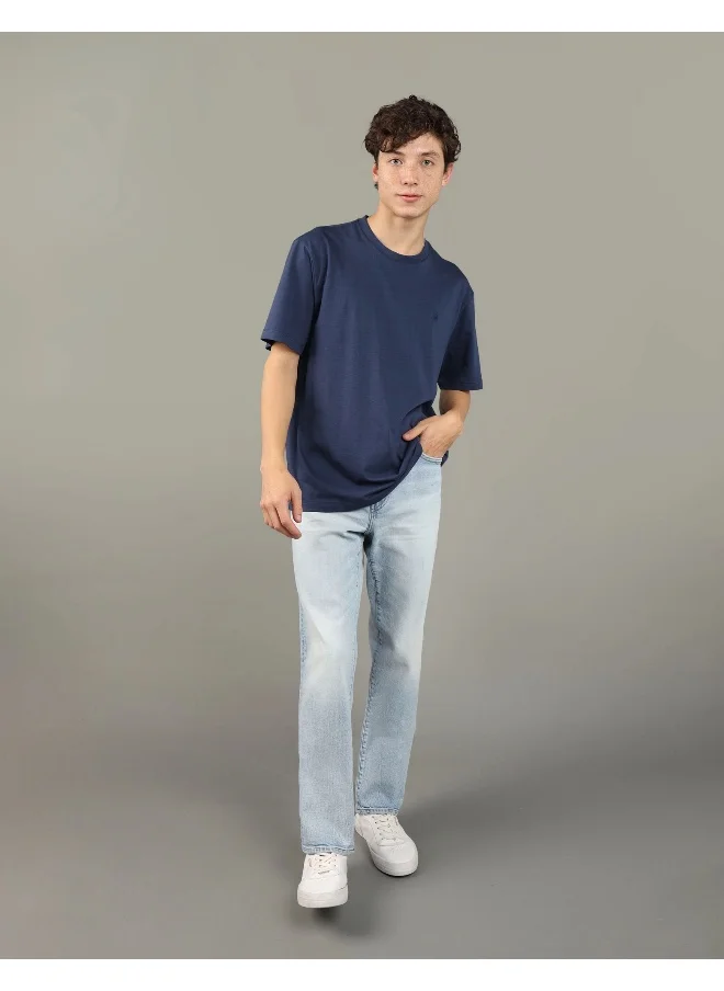 امريكان ايجل Light Wash Straight Fit Jeans