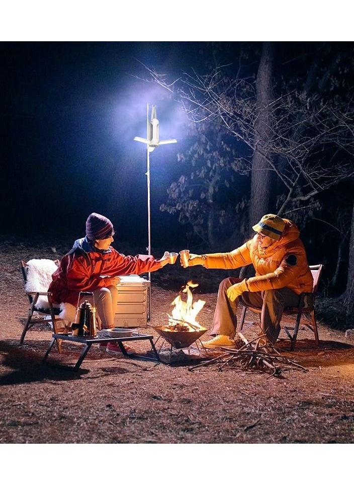 Bonita - Multi Functional Outdoor Folding Camping Lamp Large Capacity Lighting Emergency Portable USB Charging Hanging Tent Lamp Weather Resistance Adjustable Brightness Modes - Image 1