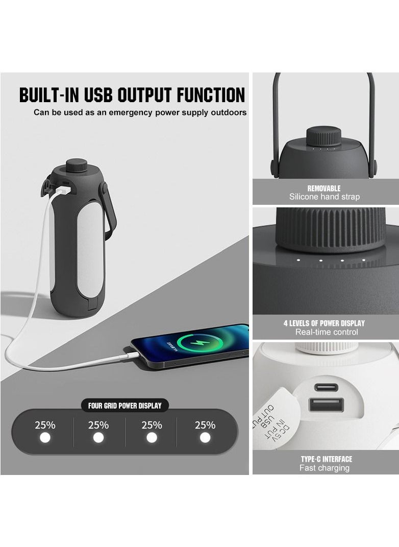 Bonita - Multi Functional Outdoor Folding Camping Lamp Large Capacity Lighting Emergency Portable USB Charging Hanging Tent Lamp Weather Resistance Adjustable Brightness Modes - Image 1