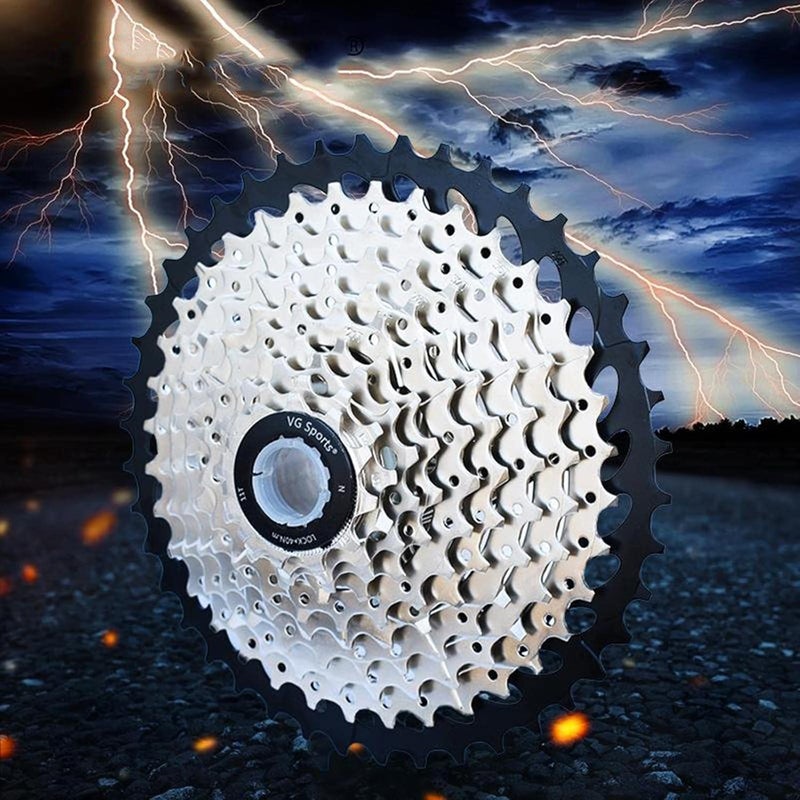 klarako 8 9 10-speed multiple freewheel, 11-25T/46 tooth Bike High Strength Anti-rust Flywheel Cassette Gear Sprocket Replacement Bicycle Repair Parts - Image 3