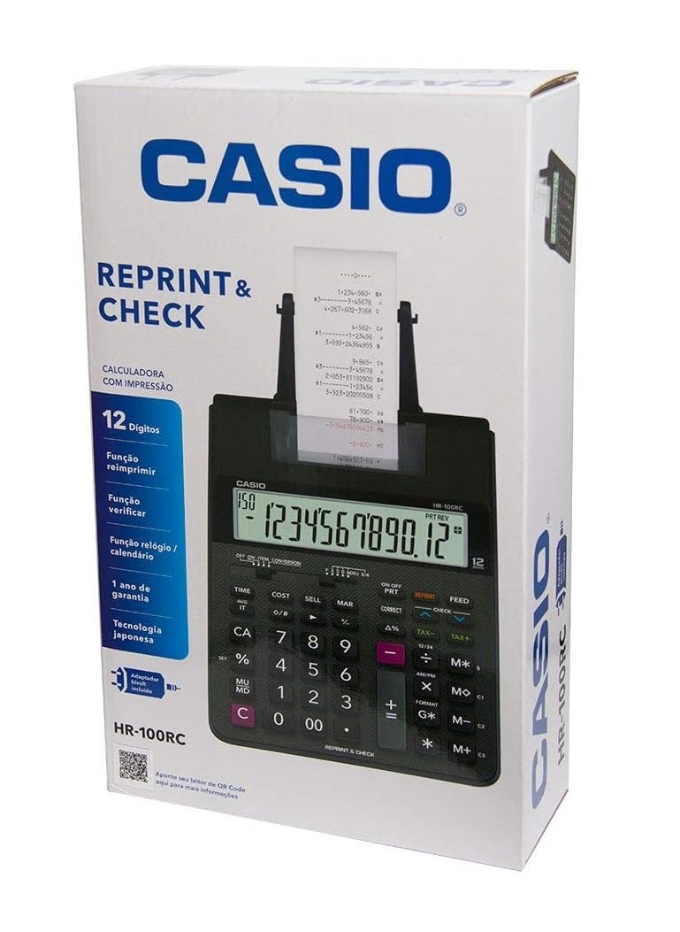 Generic Casio Printing Calculator (HR-100RC, 12 Digits)  - Image 2