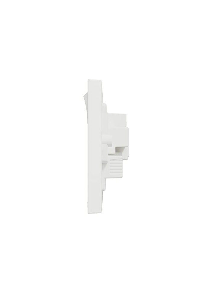Schneider Schneider Electric AvatarOn C, Switched Socket, 13A 250V, 2 Gangs, White  - Image 2