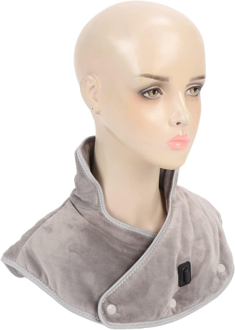 klarako USB Neck Shoulder Heating Pad, 3 Levels Temp Timing Relaxing Wearable Electric Neck Shoulder Heating Pad, Electric Neck Heated Pad for Back Abdomen - Image 4