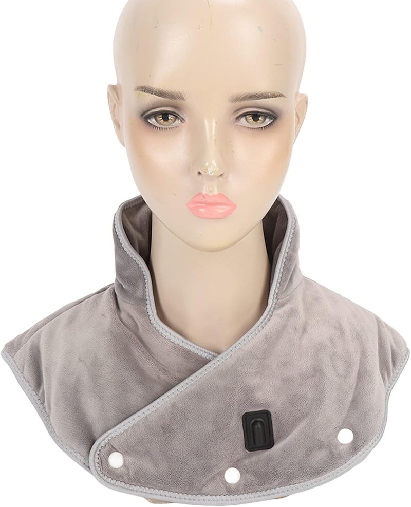 klarako USB Neck Shoulder Heating Pad, 3 Levels Temp Timing Relaxing Wearable Electric Neck Shoulder Heating Pad, Electric Neck Heated Pad for Back Abdomen - Image 2