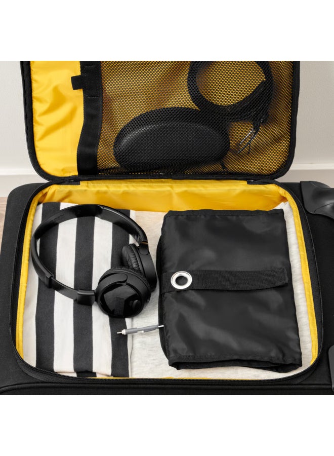 Cable Organizer Bag, Travel Electronics Organizer Case with Multiple Compartments, Hanging Accessory Pouch for Chargers, Cables, Adapters and Small Gadgets (Black) - Image 3