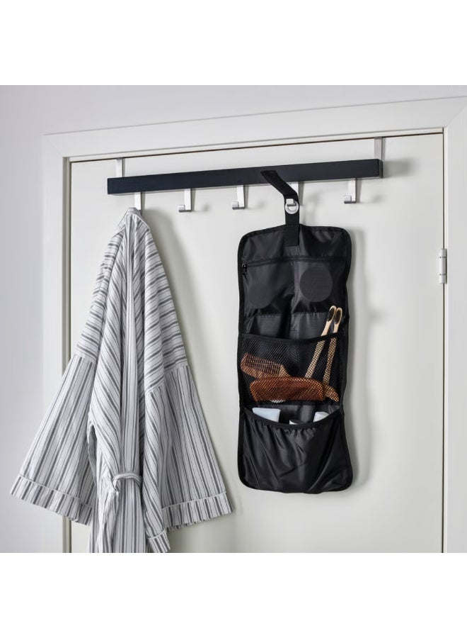 Cable Organizer Bag, Travel Electronics Organizer Case with Multiple Compartments, Hanging Accessory Pouch for Chargers, Cables, Adapters and Small Gadgets (Black) - Image 5