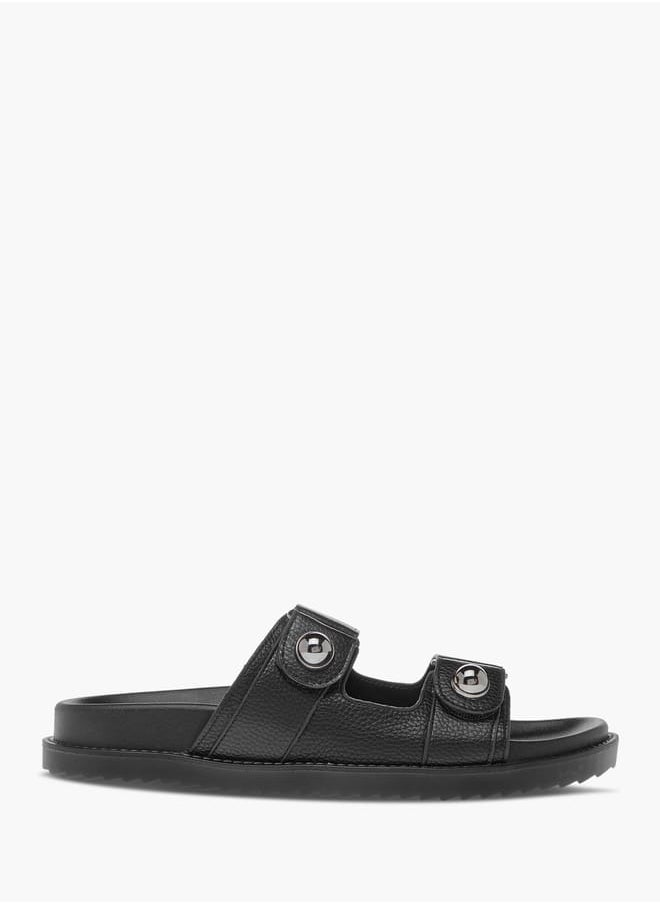 Celeste Womens Textured Slip-On Sandals  - Image 1