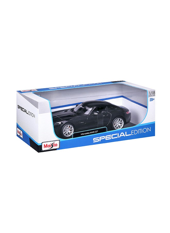 Maisto 1:18 Special Edition Mercedes AMG GT Matte Black Officially Licensed Scaled Replicas of Collectible Diecast Metal Models with Exquisite Interior and Exterior Detailing for All Age.  - Image 2