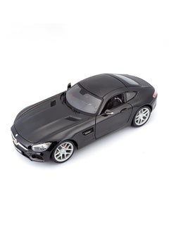 Maisto 1:18 إصدار خاص مرسيدس AMG GT باللون الأسود غير اللامع مرخص رسميًا نماذج معدنية مصنعة مقاس مع تفاصيل داخلية وخارجية رائعة لجميع الأعمار.  - Image 3