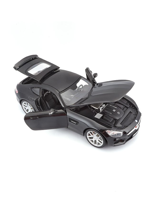 Maisto 1:18 Special Edition Mercedes AMG GT Matte Black Officially Licensed Scaled Replicas of Collectible Diecast Metal Models with Exquisite Interior and Exterior Detailing for All Age.  - Image 4