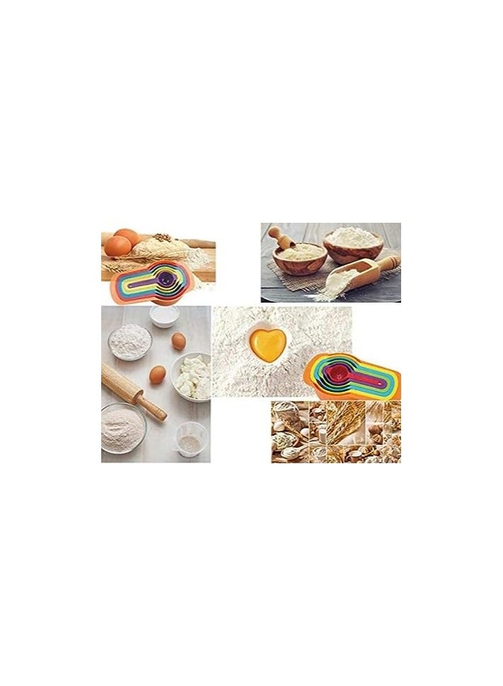 سبيس شوب ملاعق قياس بلاستيك متعددة الألوان  - Image 2
