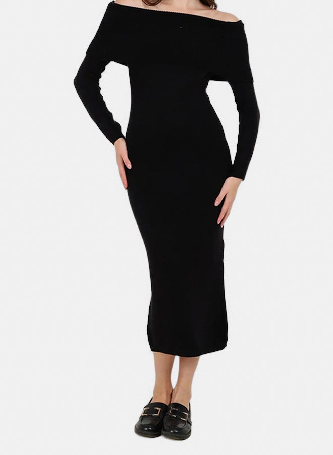 Carina Off Shoulder Midi Dress - Image 1